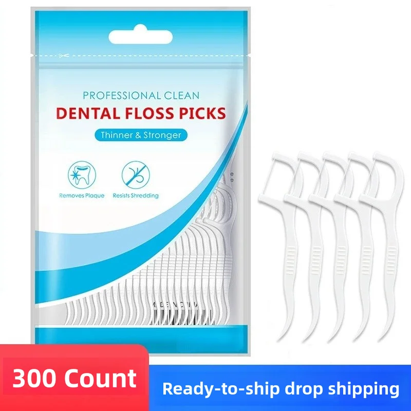 Toothpick Set Dental Floss Sticks 300 Pcs/Pack