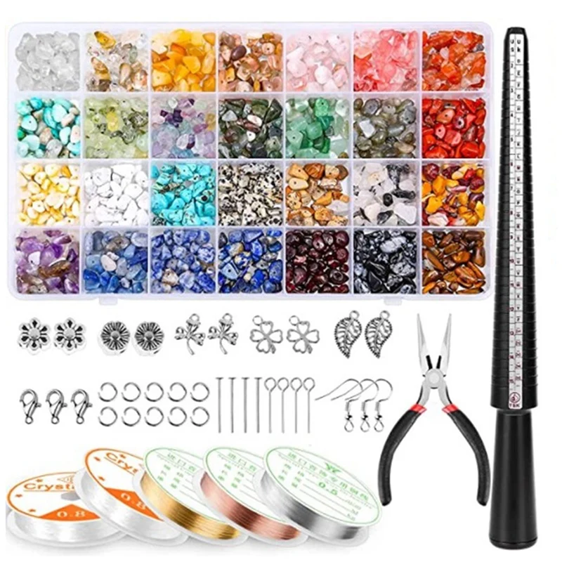 ring-making-kit-with-crystal-beads-crystal-jewelry-making-kit-earring-making-supplies-for-jewelry-making