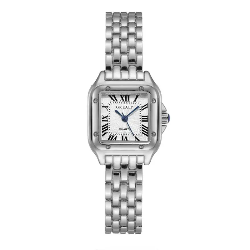Luxury Women's Watches Classic Brand Square Ladies Quartz Wristwatches Alloy Strap Business Female Clock Bracelet watch women watches