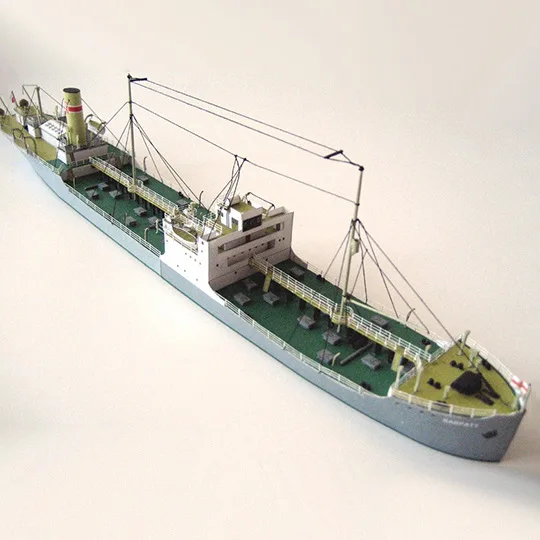 1:400 Paper Model  Polish Cargo Ship Karpaty 1