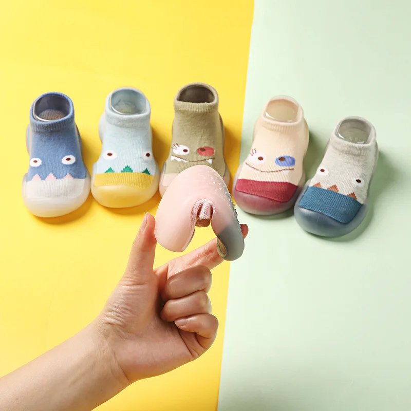 

2023 Anime Floor Socks Shoes Autumn Baby Items Cotton Baby Walking Shoes Cartoon Baby Girl Shoes Anti Slip Kid Shoes zapatillas