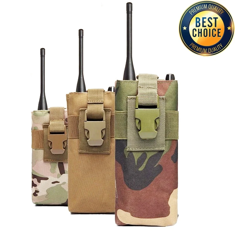Tactical Nylon Radio Pouch for Outdoor Sports