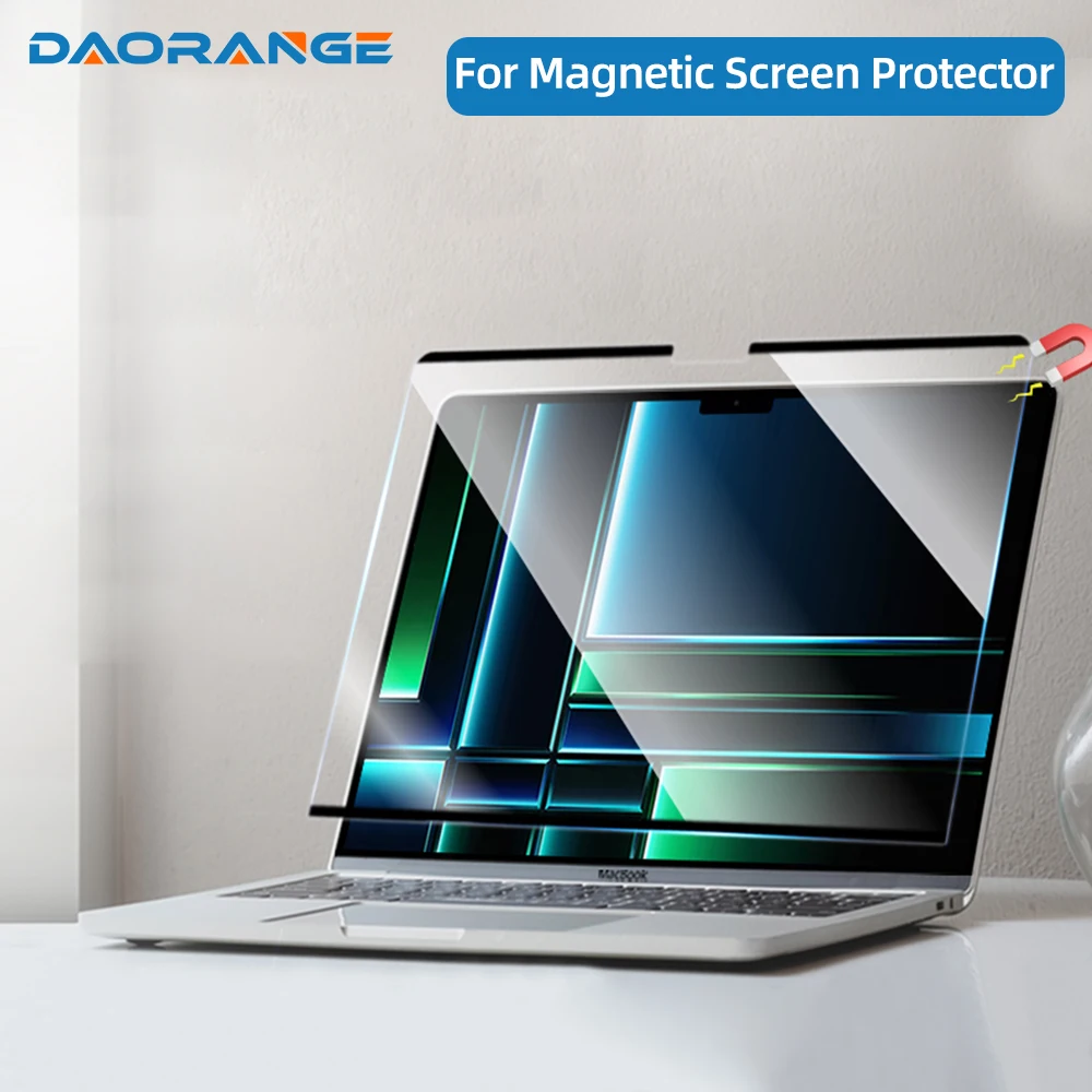 Protetor de Tela Magnético hd para Macbook Filme Protetor de Tela Macbook Pro 13 m1 A2179 A2337 A2681 14 15 16 A2289 A2251
