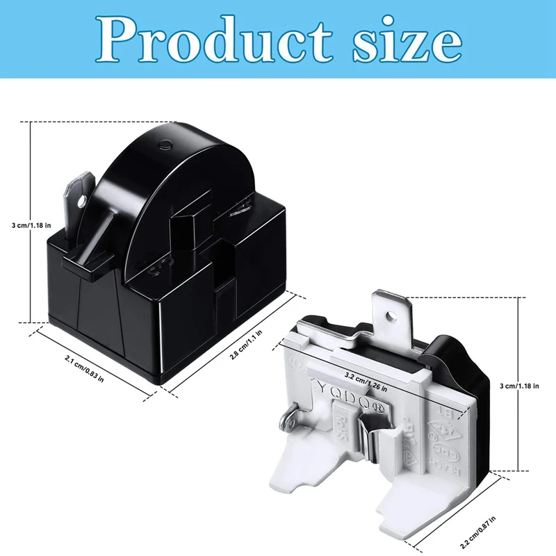 PTC Starter Relay and Refrigerator Overload Protector for Refrigerator