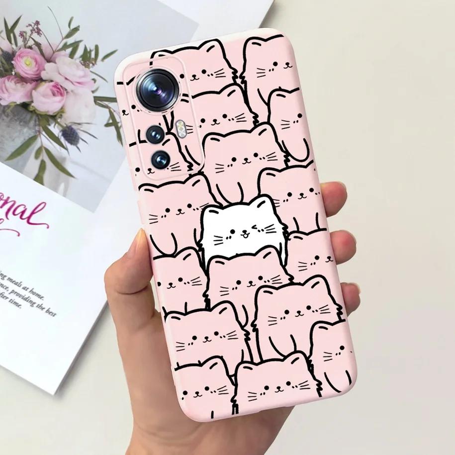 Luxury Flower Cartoon Soft Silicone TPU Back Cover Case