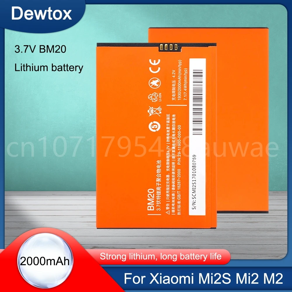 Nuove Batterie Ricaricabili Agli Ioni Di Litio Da 1930Mah Di Ricambio Per Batterie Per Smartphone Xiaomi Mi2S Mi2 M2 Mi 2 Bm20 Baterij