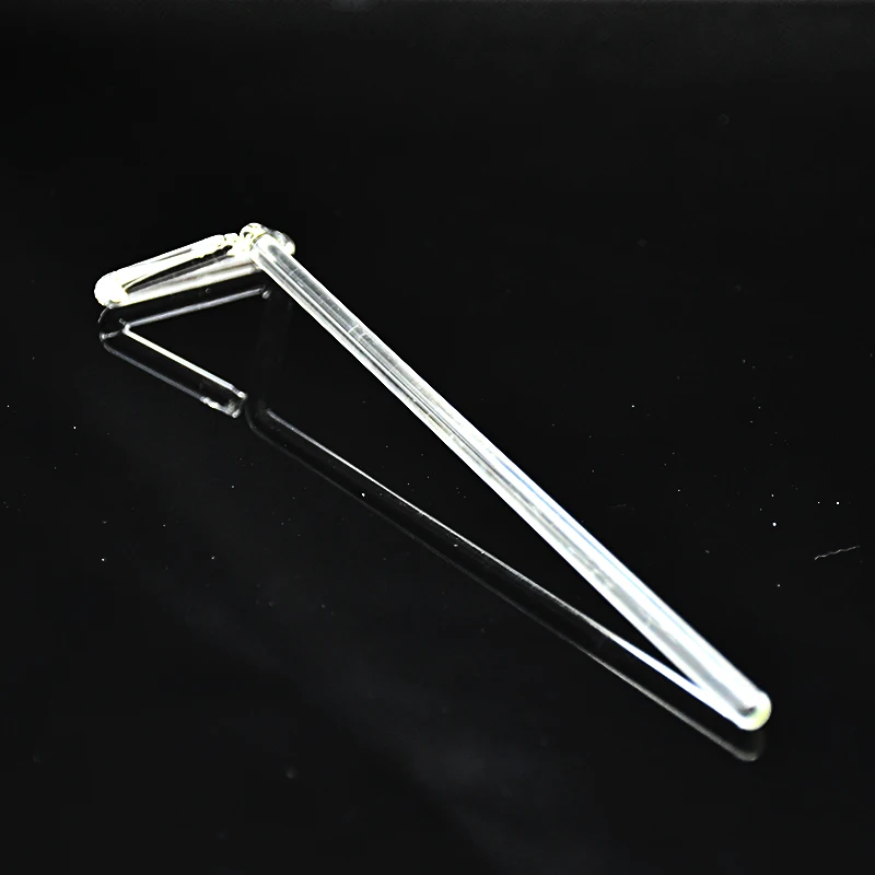 Triangle Cell Coating Bar High Borosilicate Glass Cell Culture Dish Coated Stick Applicator Spatula Push Plates 5 / PK