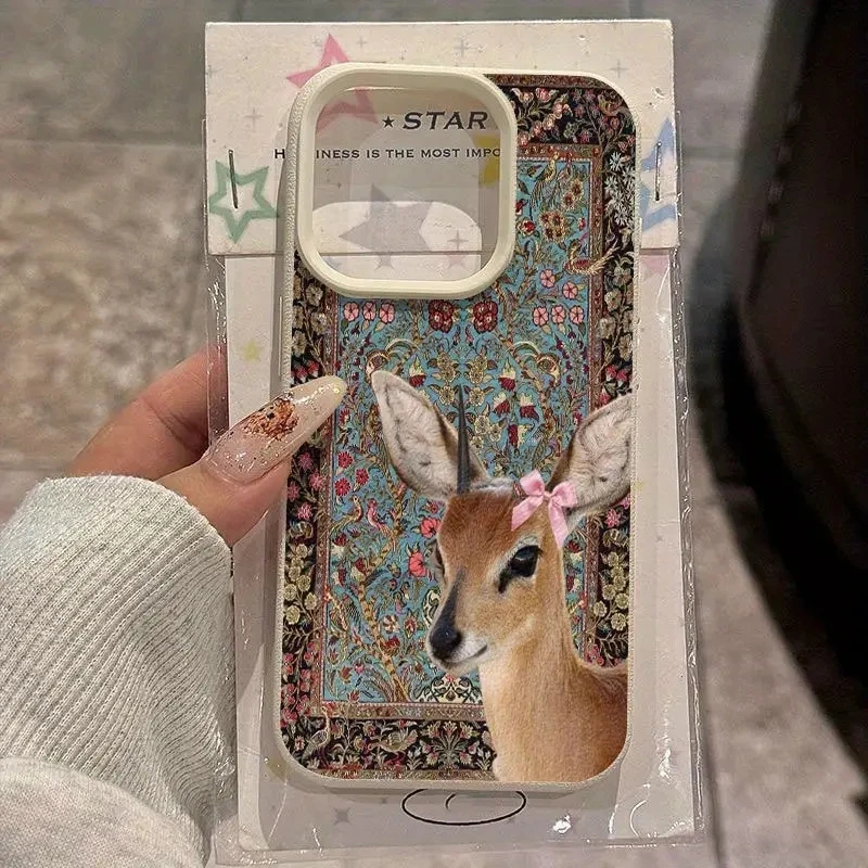 Vintage Deer Lichee Pattern Phone Case Cover