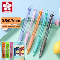 Sakura Mechanical Pencil 0.5mm/0.7mm Student Automatic Pencil School Acsesories Back For Students School Office Stationery 1