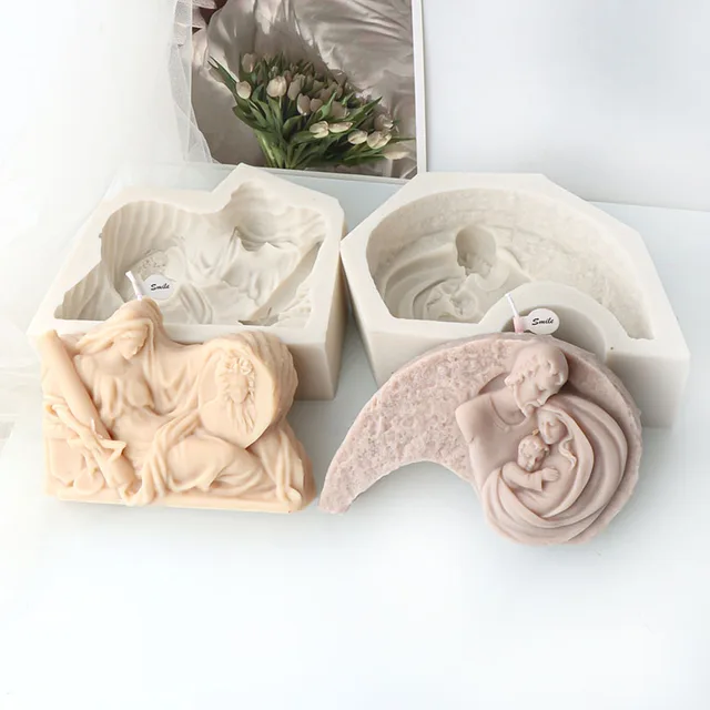 2 Stampi In Silicone Per Candele A Forma Di Farfalla Floreale - Per Resina, Sapone E Decorazioni Fai Da Te - Foto 2