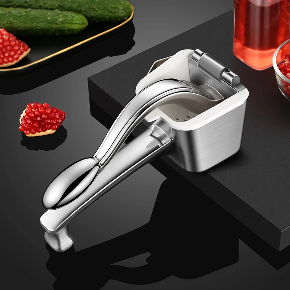 304 Stainless Steel Manual Citrus Juicer - High Efficiency, Leak-Proof, With Comfortable Ergonomic Handle - View #2