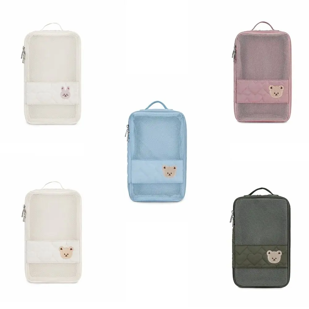 방수  기저귀 가방 분리형 수납 걸이식 유모차 가방 귀여운 디자인 여러 칸
