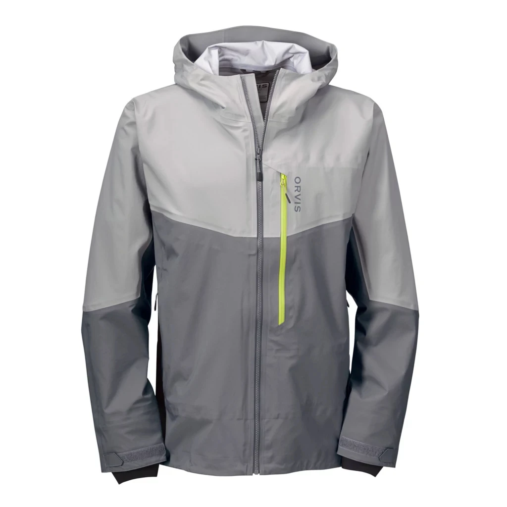 Men's Ultralight 3L Wading Jacket Waterproof Breathable for Hunting Camping Fishing - Lightweight Outdoor Rain Outwear 3