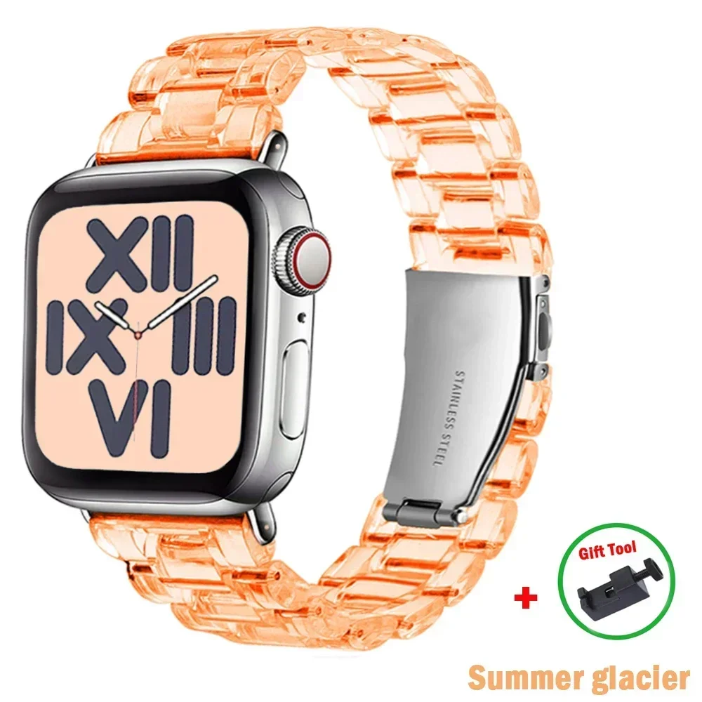 Enhanced Transparent Link Bracelet with Tool