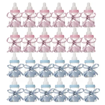 Baby Bottle Favor Boxes 12pcs | Gender Reveal Party Gifts
