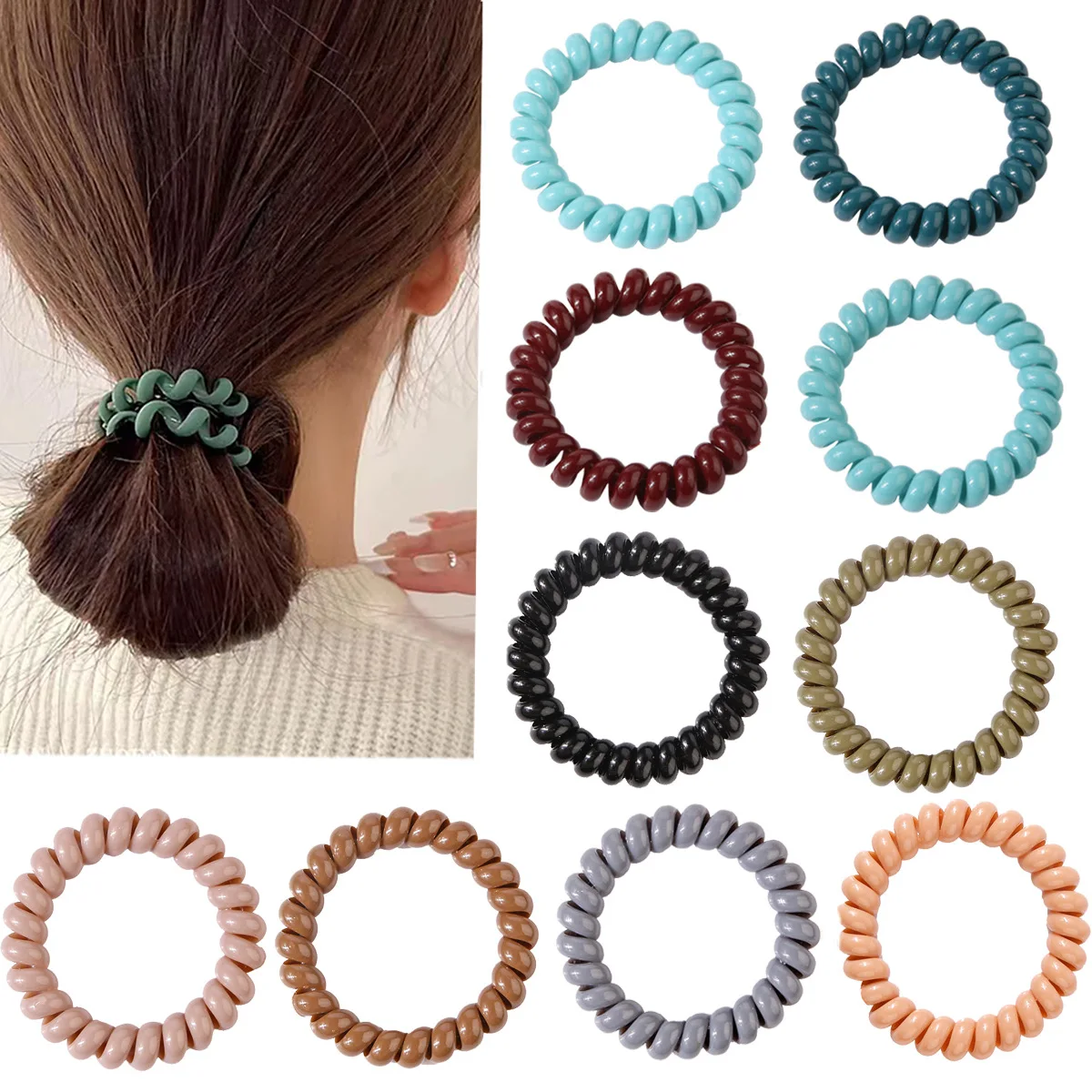 SYGA Female & Girls Hair Ring Head Rope Cloth Ring Tie Hair Rope Headdress  Coil Hair Flower Butterfly Rubber Band - Blue : Amazon.in: Jewellery