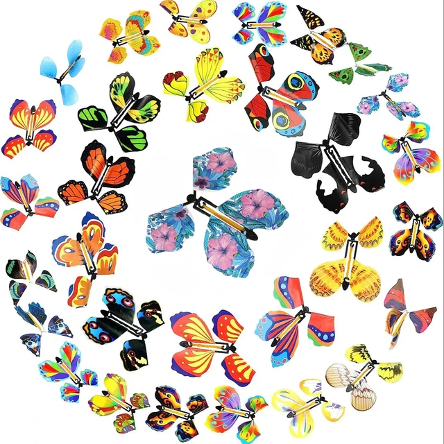 Wind Up Flying Butterfly Toy 2