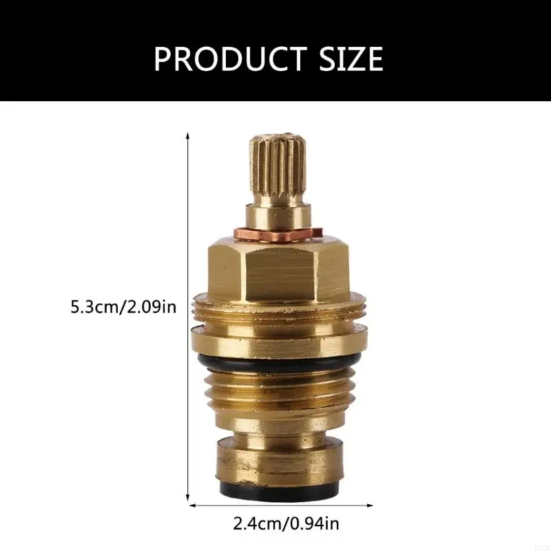 547F Brass Slow Opening Spool Replacement Faucet Hot And Cold Water Spool Faucet Cartridge Valves Repair Parts
