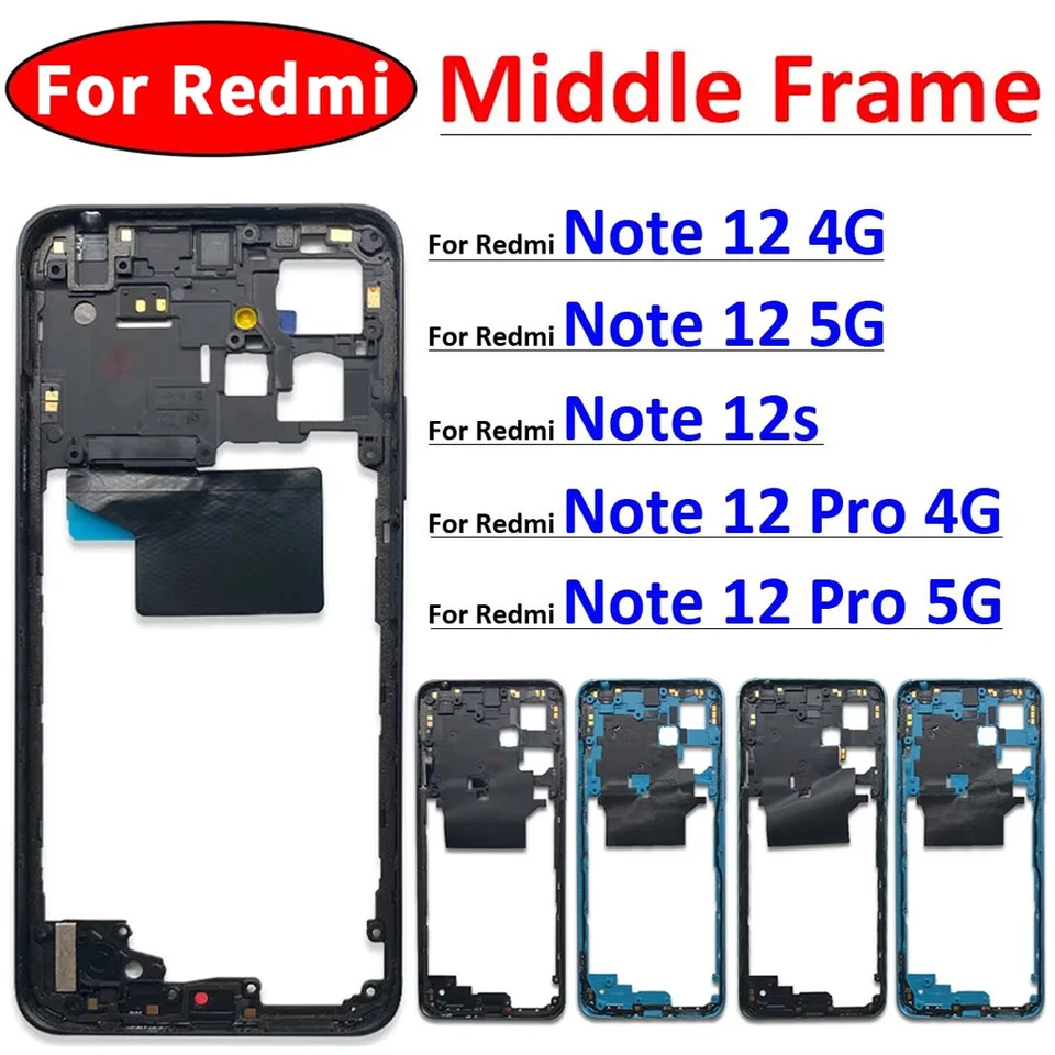 ZZjingli Repairparts For Xiaomi Redmi Note 12 4G, Plateau For
