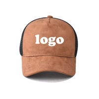 Outdoor Suede Velvet Breathable Mesh Baseball Cap Embroidery Custom Logo Duck Tongue Cap Lightweight Sunscreen Sunshade Cap 1