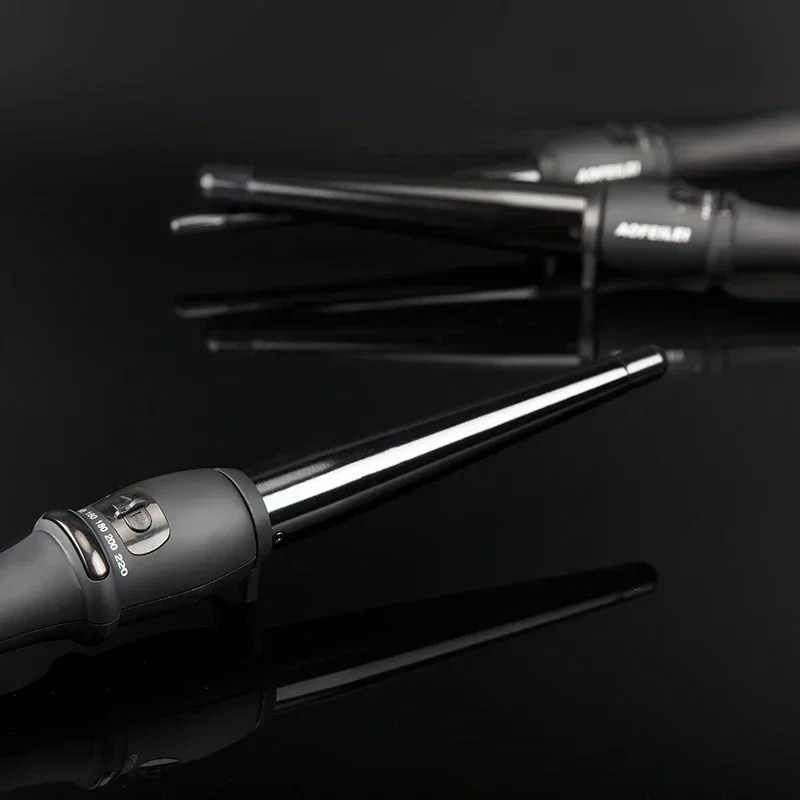 Hair Curler Hair Iron Hair Tools Professional Cone Shape Ceramic Hair Curler Iron Curling Wand Rollers Waver Styling Tools Style Quick Heat Electric Curly