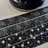 Shiny Fireworks Washi Tape DWinter Theme eco Masking Tapes for Scrapbooking Decal For Arts Diy Crafts Album Journal 1