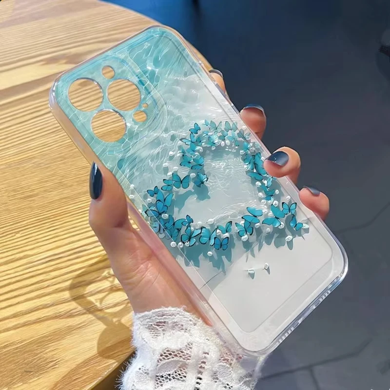 Ocean Turtle Sea Water Clear Soft Phone Case Cover