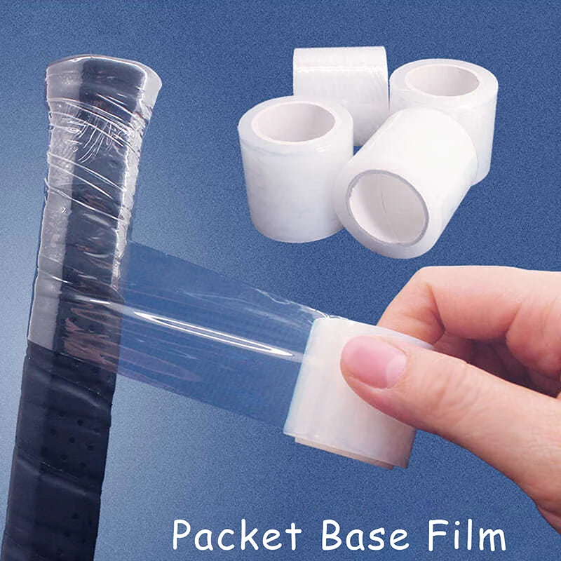 Description Picture 2 of itemWaterproof Badminton Racket Overgrip Transparent Anti-sticking Towel Sweatband Priming Film Tennis Rackets Grip Backing Cushion