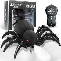 RC Spider Robot Remote Control Spider Toys with Spray/Light/Music Gifts for 6 -12 Year Old Boys Halloween Easter Toys for Kids 1