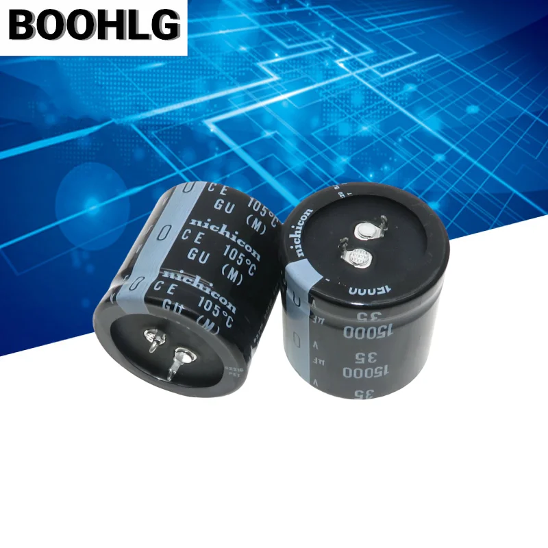 2PCS 15000UF 35V electrolytic capacitor 35V 15000UF 35X35 GU 105 degrees