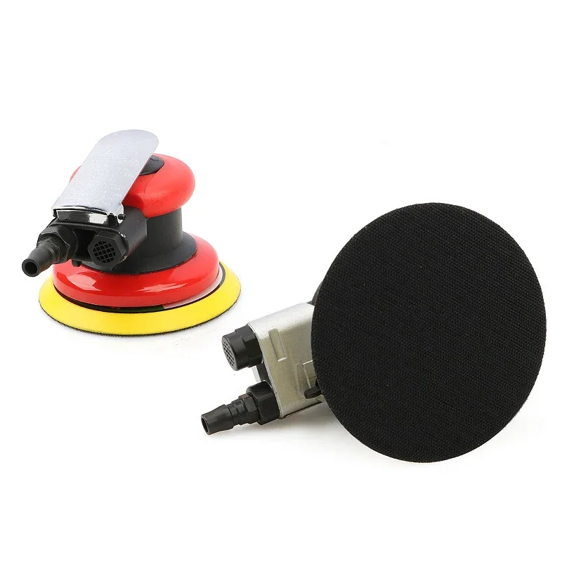 Car Polisher Automotive Orbital Sander Random Orbital Sander 5" / 6" Pneumatic Palm Sander Heavy Duty for Wood, Composites, Car or Metal Polishing Grinding