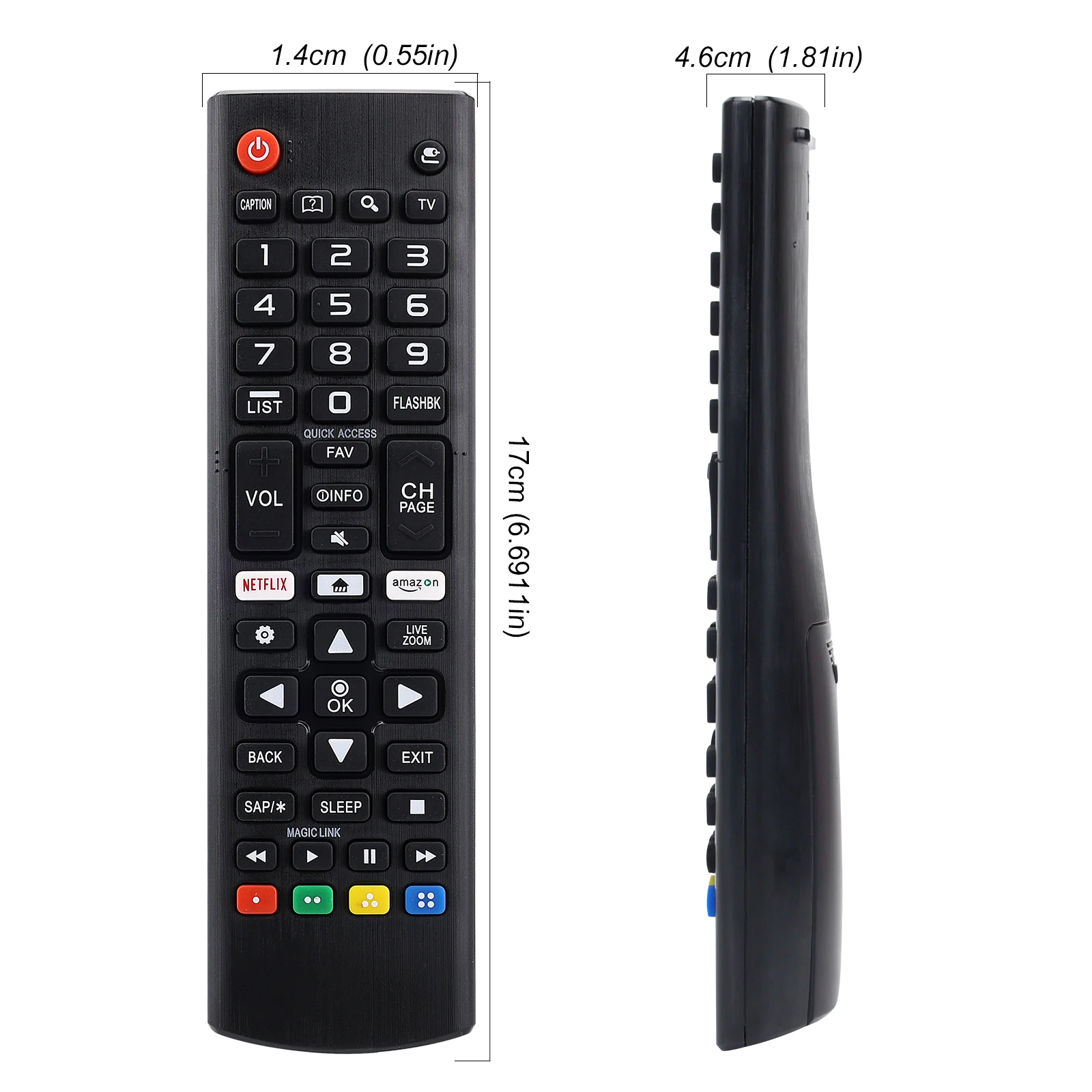 새로운 AKB75095307 IR 리모컨, LG TV 호환 리모컨 교체용, 43UJ6560 49UJ6500 55UJ6540 55UJ6300 60UJ6050 70UJ65