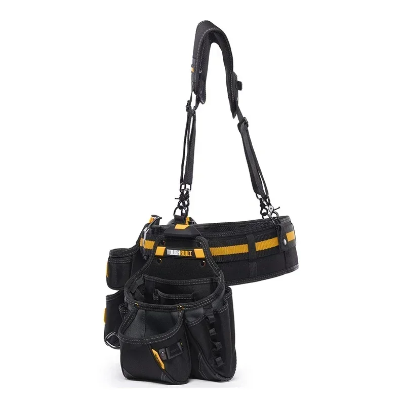 TOUGHBULILT TB-CT-101-5P tool waist bag 5-in-1 multifunctional shoulder strap quick hanging tool bag combination tool kit 5