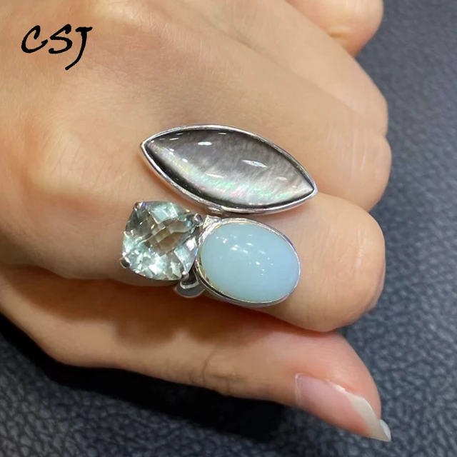 Anello Promessa In Argento Sterling 925 Con Zirconi A Cuore - Regalo Perfetto Per Lei - Foto 9