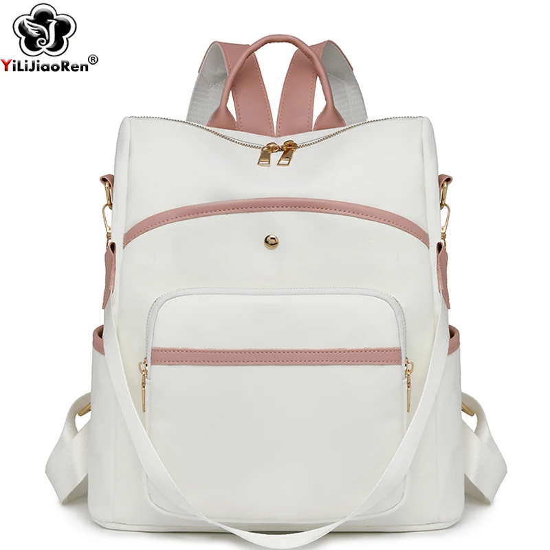Fashion Backpacks Female Soft Nylon Rucksack Women Knapsack Travel