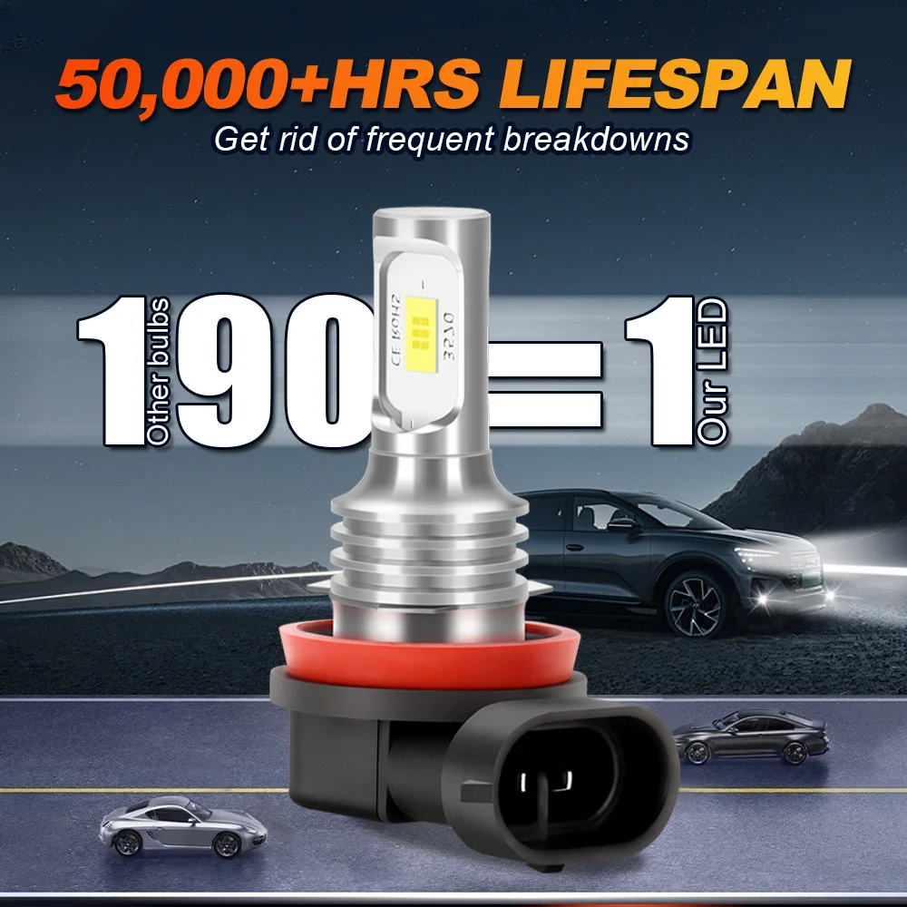 2pcs LED 안개등 블 블 램프 램프 SKODA Rapid 2011-2019 2012 2013 2014 2015 2016 2017 2018