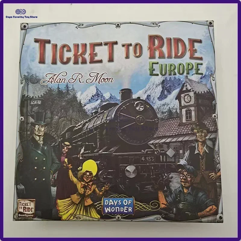 

Ticket To Ride Europe Ticket To Ride Board Game Role Play Game Leisure Puzzle Board Strategy Game Family Gathering Board Game