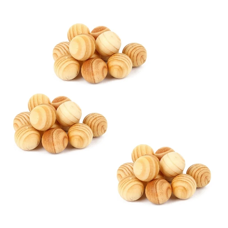 

30X Natural Cedar Wood Moth Balls Lavender Camphor Repellent Wardrobe Clothes Drawer