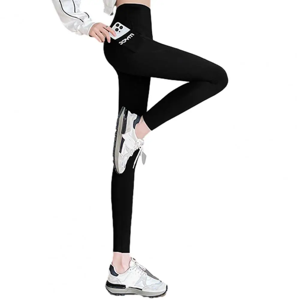 Solid Seamless Leggings With Pocket Women Soft Workout Tights Fitness  Outfits Yoga Pants High Waist Gym Wear Spandex Leggings - AliExpress