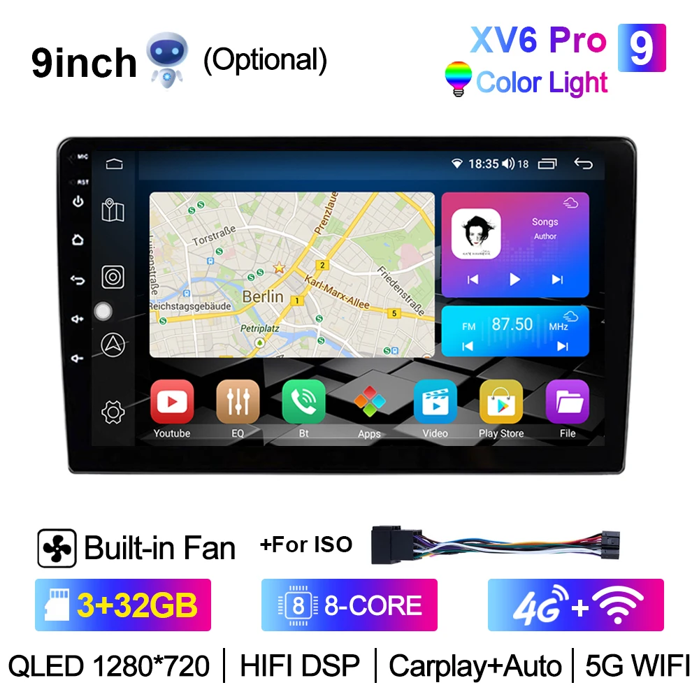 head unit XIMA XV6Pro 8Core 5G WIFI Android auto 2 Din Radio Carplay gps Car radio Multimedia stereo For VW Nissan Hyundai Kia toyota Ford car bluetooth video player Car Multimedia Players