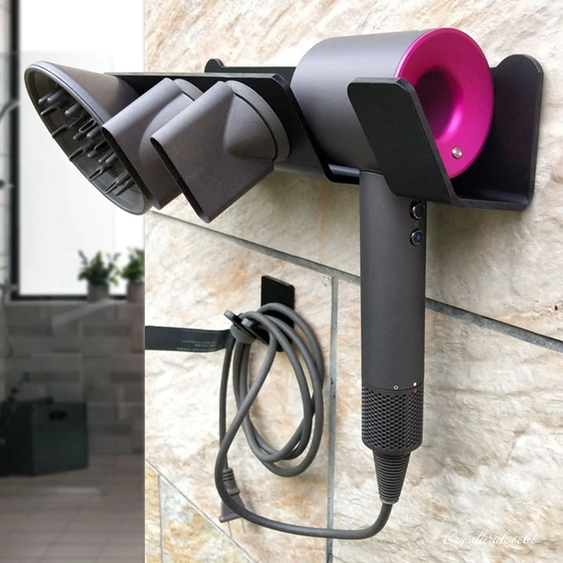Supersonic Hair Dryer Holder Bathroom Wall Mount Storage Organizer Shelf For Dyson Storage Rack Bathroom Shelf Hair Dryer Holder Bathroom Shelf Rack Bathroom Storage Rack Wall Shelf Organizer Hair Dryer Storage Rack Wall Shelf