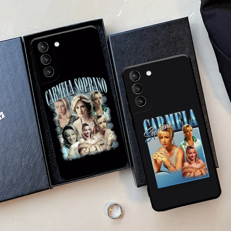 Custodia Per Telefono Carmela Soprano-Carmela Per Samsung Galaxy S22 23 21 S20 Fe Ultra S10 S9 S8 Plus S10E Note 20Ultra 10Plus Cover