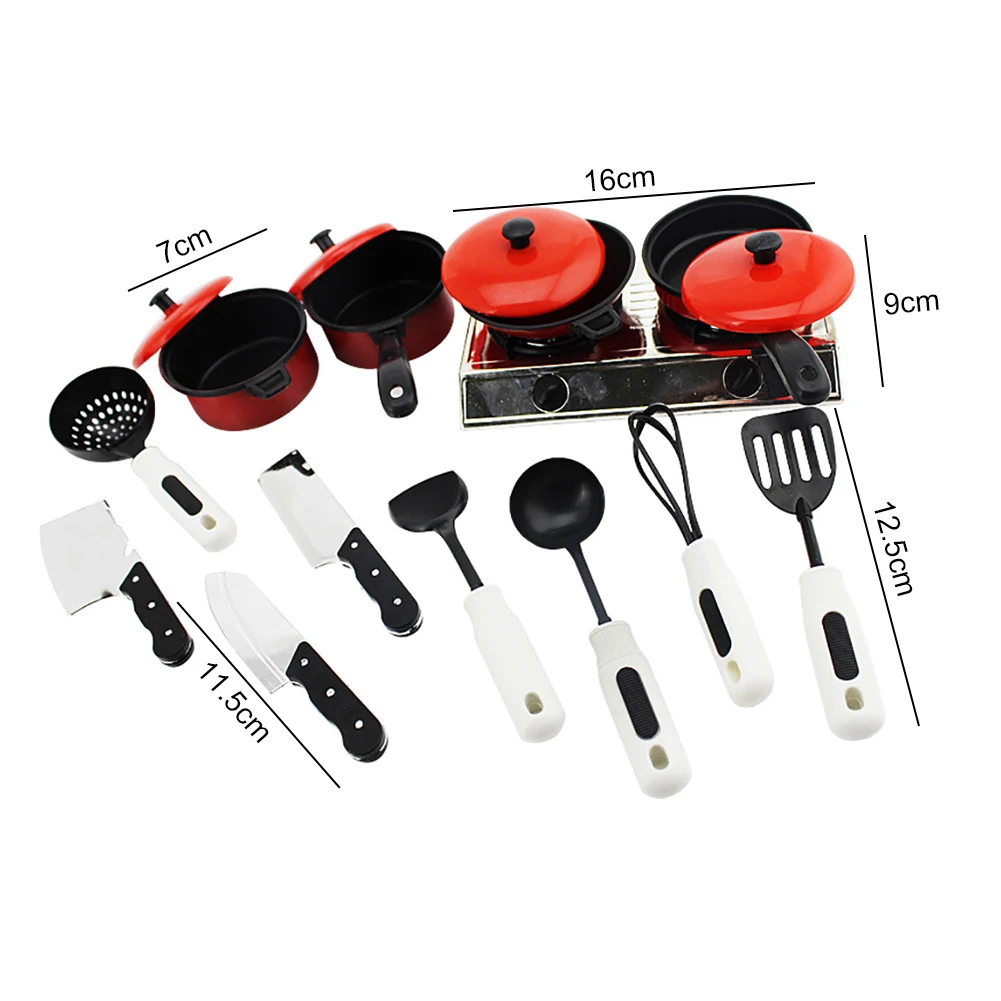 13pcs Simulation Tableware Creative Chic Fun Dinnerware Toys Classic Interesting Hand Eye Coordination Children Interactive Game