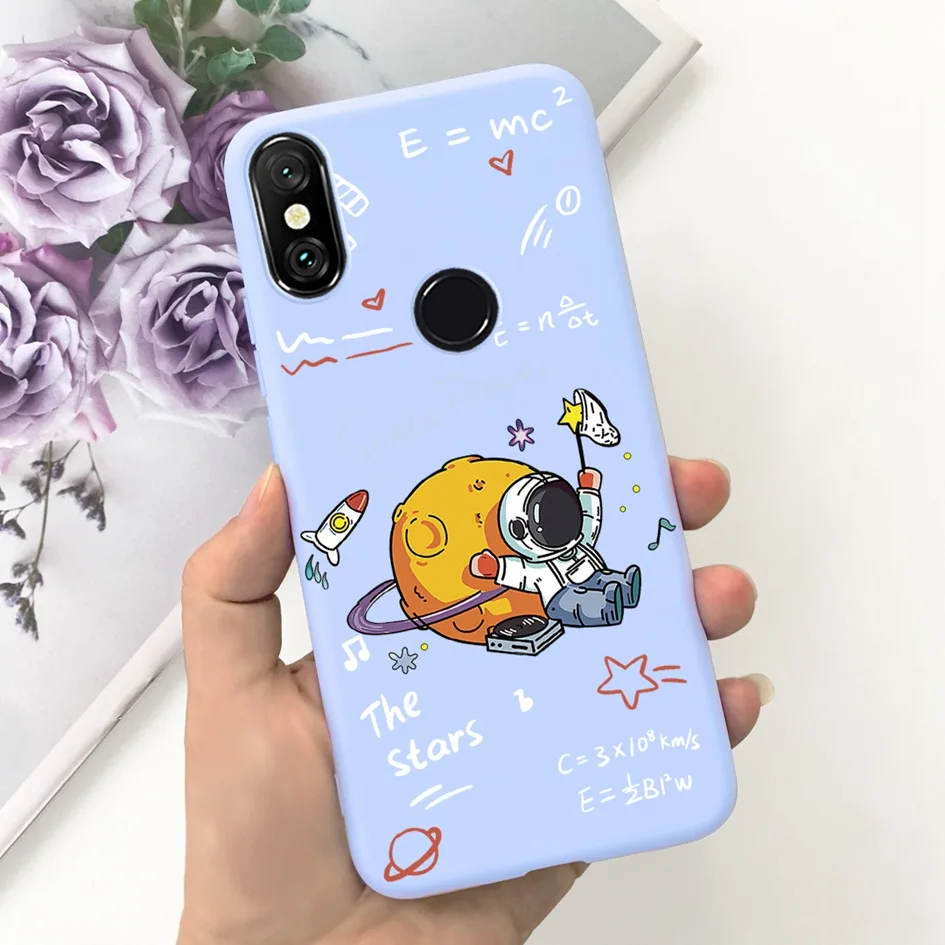 Charming Astronaut Silicone Soft Phone Case Cover - Cute Protective Bumper