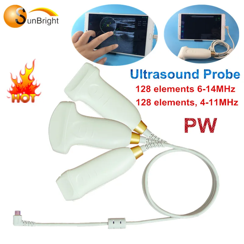 

CE cheap Portable Ultrasonic Diagnostic Devices Type usb doppler PW ultrasound probe for laptop