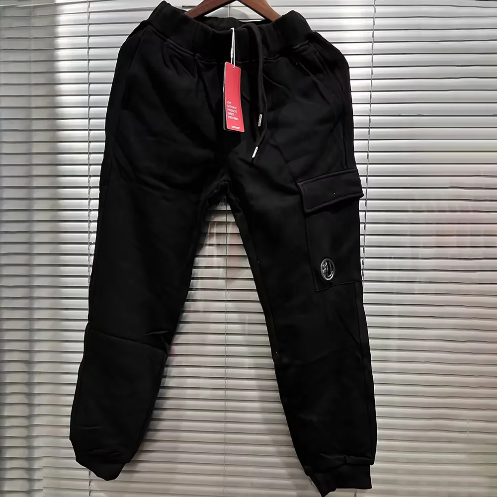 Autumn Simple Trend Pencil Pants Fashion Men's Side Pocket Cotton Sweatpants Street Men's Pants Clothing Cotton Trousers