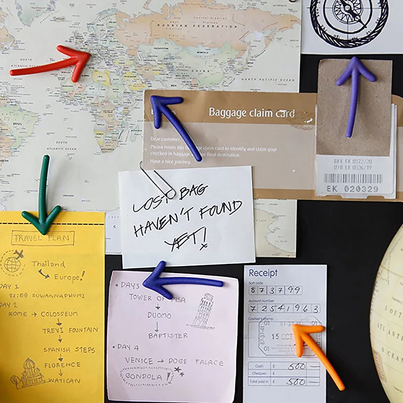 

6 штук креативных милых забавных стрел в форме фотоэлементов Декор для дома