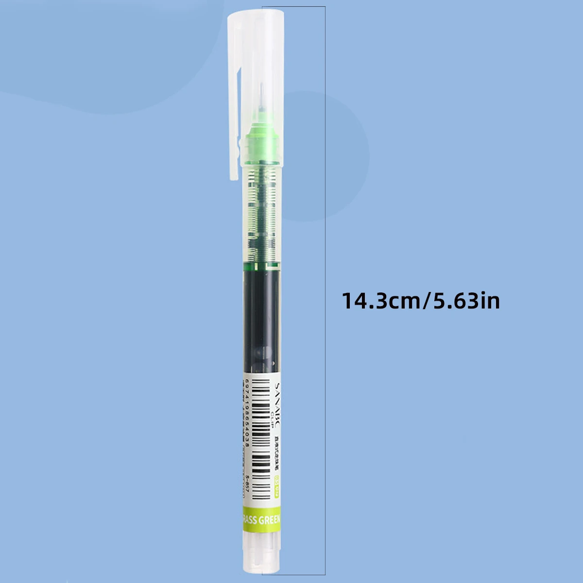 Gel Pen 0.5mm Fine Pointed 10 Pcs Large Capacity Quick Drying DIY Diary Drawing 10 Colors