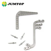 JUMTOP Dental Implant Guide Set Oral Planting Locator Drilling Positioning Ruler Angle Rulers Dentist Implant Tools
