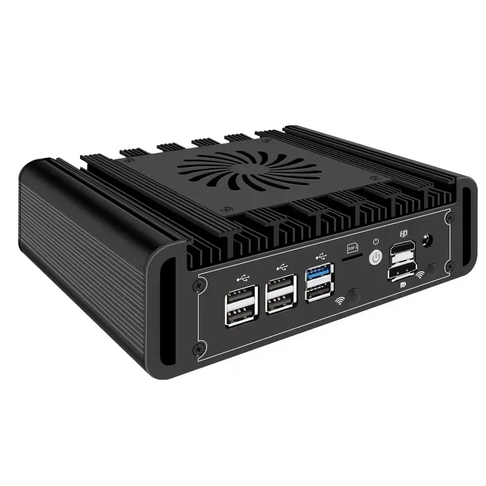 Solid Firewall Mini PC 2x10G SFP+ 3x2.5G i226-V Lans Intel Alder Lake N100 DDR5 NVMe Proxmox pfSense OPNsense Home Server Host 3